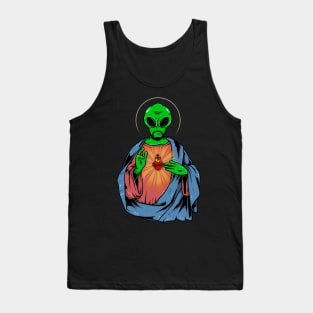 is Jesus like an alien? which made everyone curious Tank Top